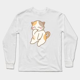 Cute cat smile Long Sleeve T-Shirt